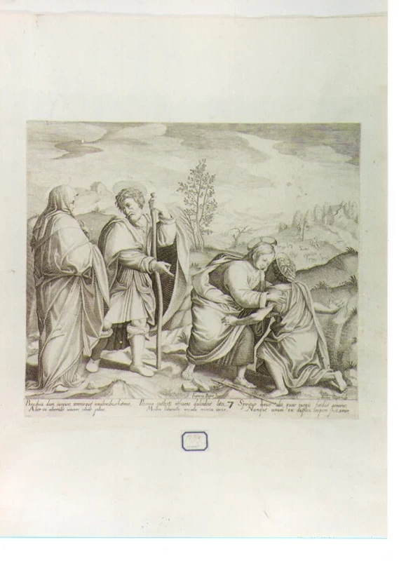 Gesù Bambino abbraccia San Giovannino alla presenza della Madonna e di SanGiuseppe - Museo di Capodimonte, Napoli